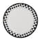 12 Packs: 10 ct. (120 total) 9" Black & White Checker Dinner Plates by Celebrate It™